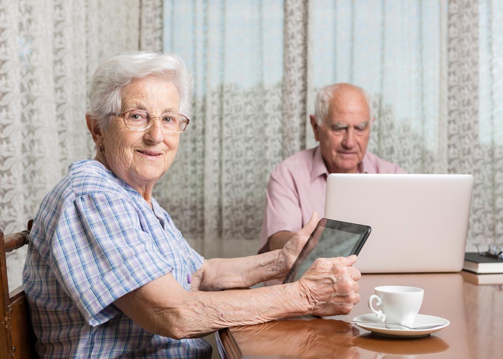 Residents using WiFi